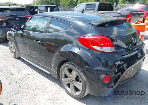 2014 Hyundai Veloster Turbo W/Black z USA, uszkodzony, nr VIN KMHTC6AE9EU194332